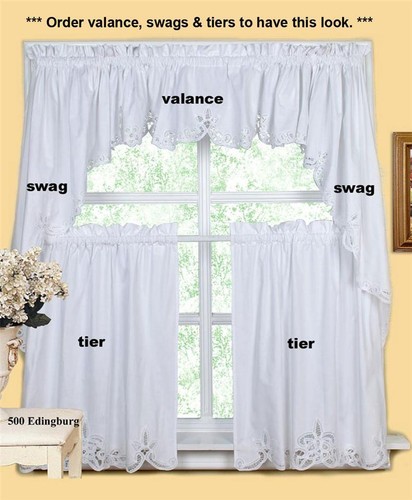 White battenburg lace kitchen - battenburg,