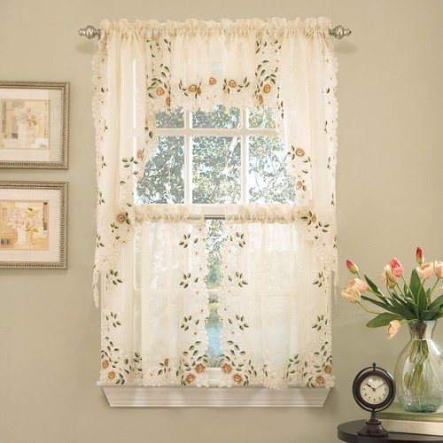 Floral embroidered semi - floral,