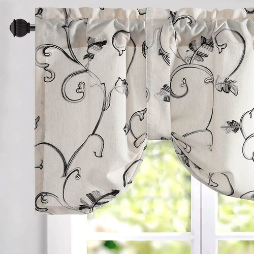 Tie valance for kitchen - tie-up,